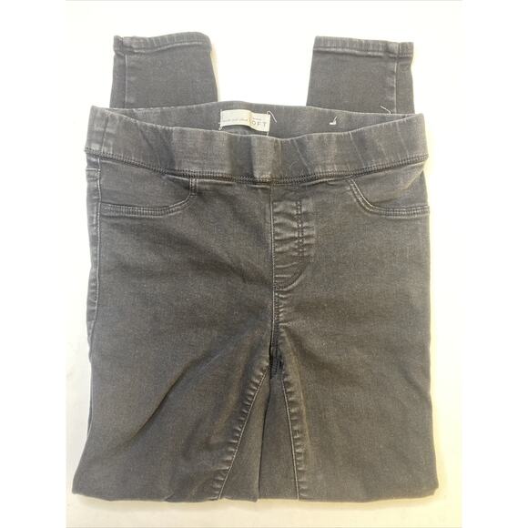Ann Taylor LOFT Womens Size 4/27 Curvy Skinny Jeans Stretch Black Denim Wash - Picture 1 of 8